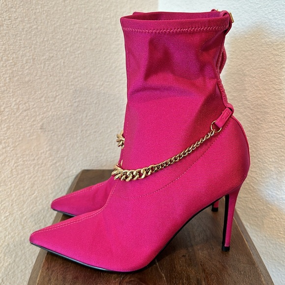 GUESS Forsta Woman's Pink Fucsia Boots Size 81/2 - Picture 5 of 12